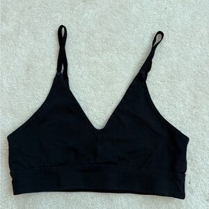 Pact organic cotton black Bralette